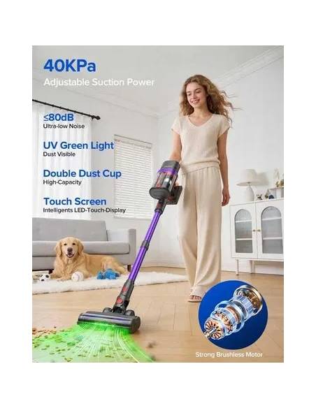Aspirator vertical Teendow 500W wireless 3 l